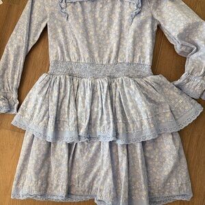 Mini Boden Light Blue Floral Dress